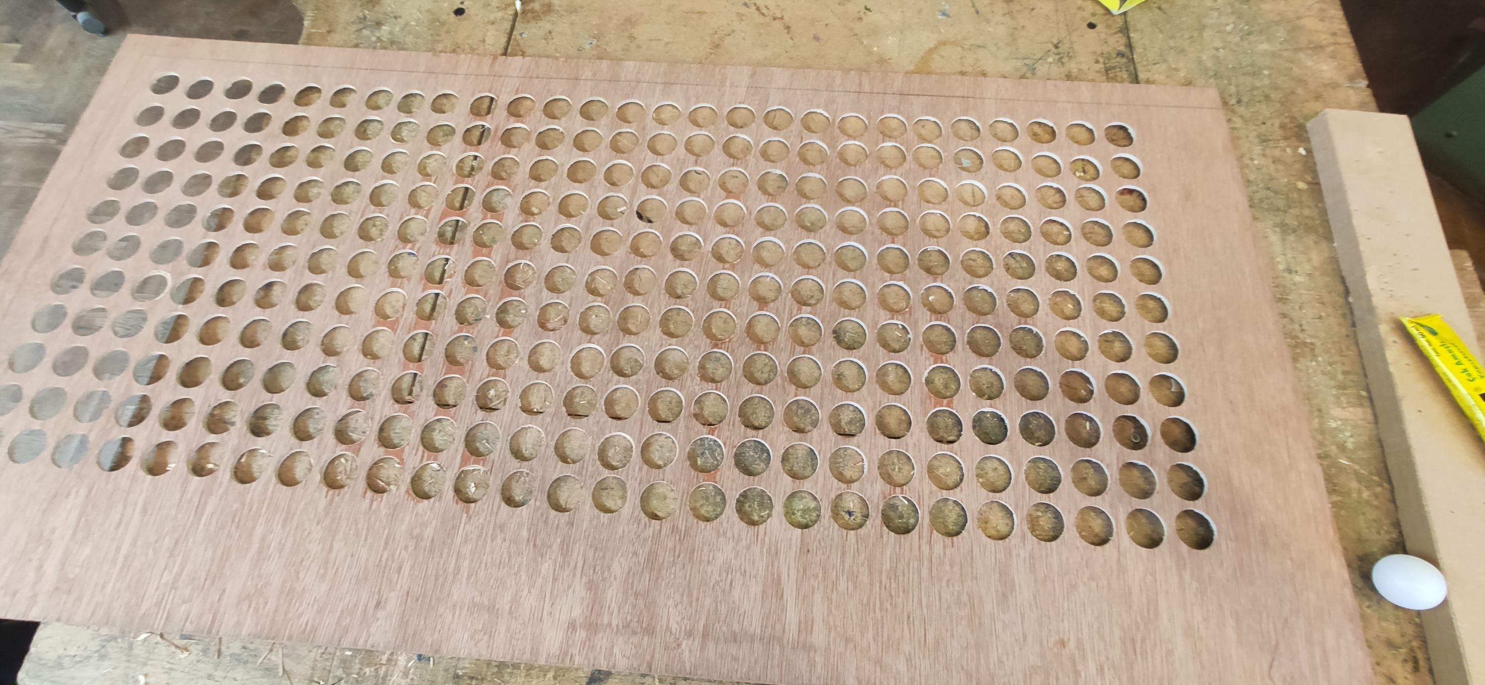 Drilled holes